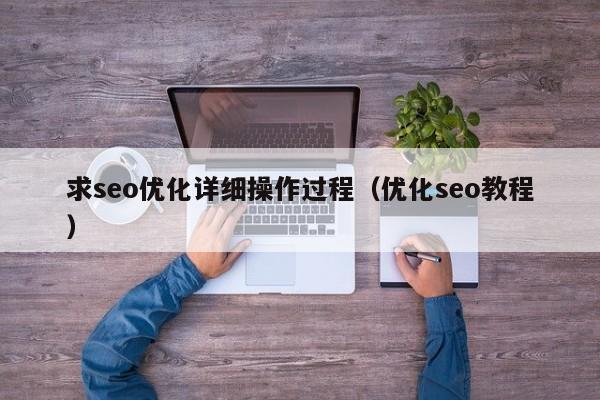 求seo優(yōu)化詳細操作過程(優(yōu)化seo教程)